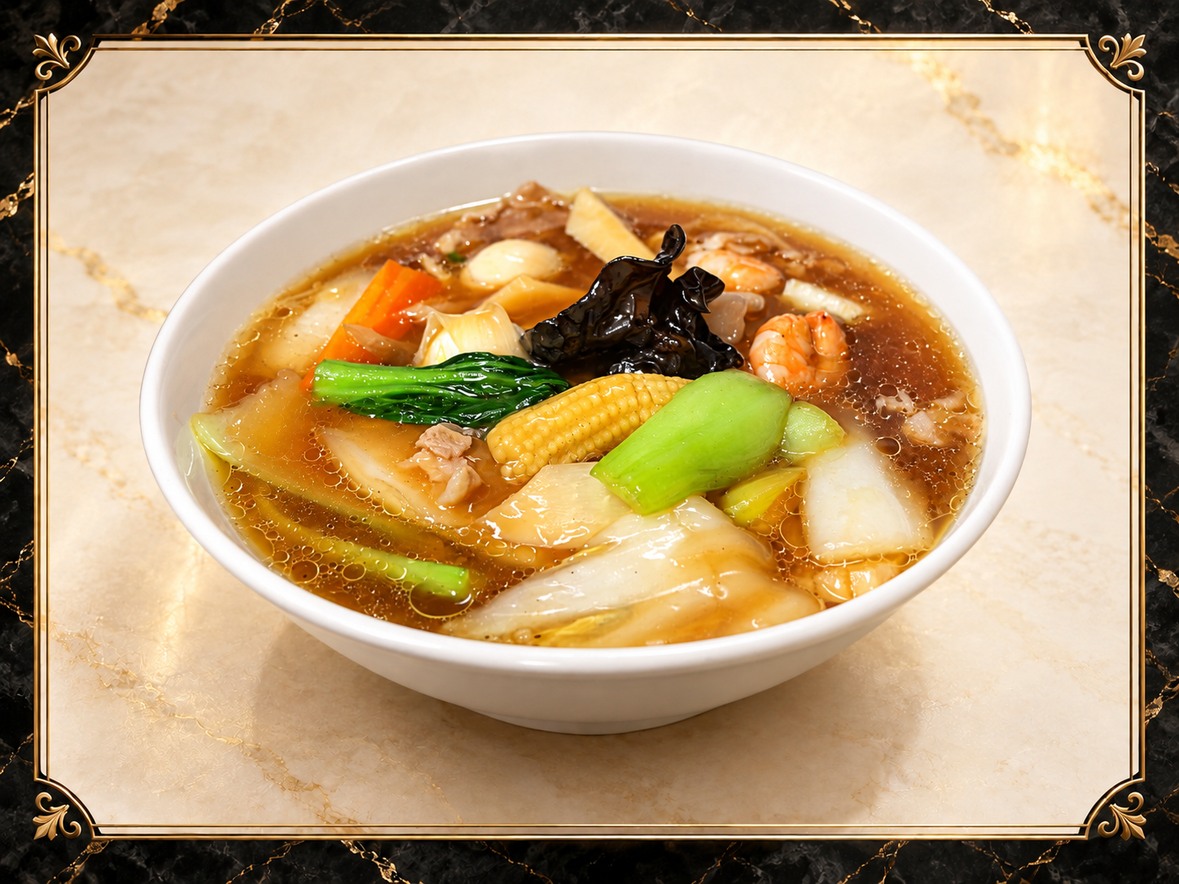 五目うま煮ラーメンのお食事写真