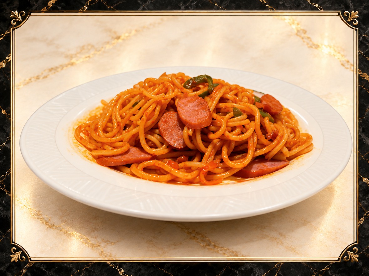 ナポリタンのお食事写真